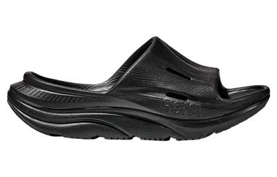 Hoka One One U Ora Recovery Slide 3 Man Sandals Black Size 12 Rubber