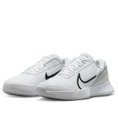 Nike Court Air Zoom Vapor Pro 2 Rubber-trimmed Mesh Sneakers In White