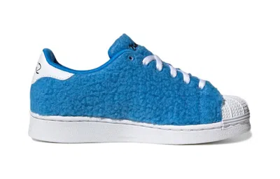 Adidas Originals (ps) Adidas The Simpsons X Superstar 'marge Simpson' In Blue