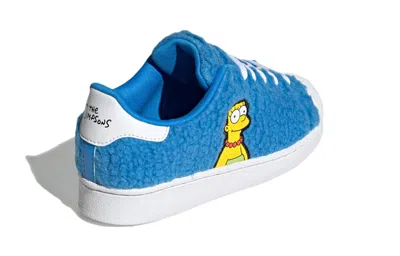 Adidas Originals (ps) Adidas The Simpsons X Superstar 'marge Simpson' In Blue