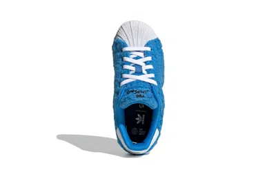 Adidas Originals (ps) Adidas The Simpsons X Superstar 'marge Simpson' In Blue