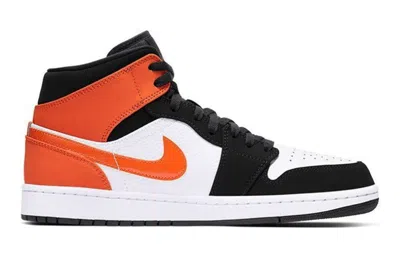 Air Jordan (gs)  1 Mid 'shattered Backboard' In Black