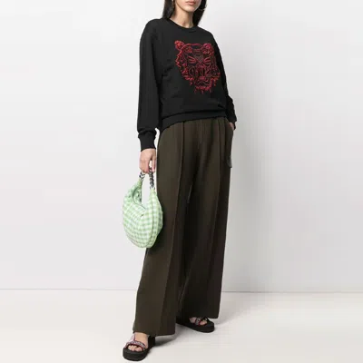 Kenzo (wmns)  Ss21 Capsule Series Round-neck Swea Black