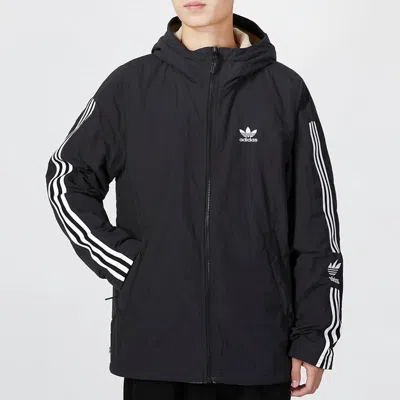 Adidas Originals Adidas Original Reversible Polar Fleece Jacket 'black Beige'
