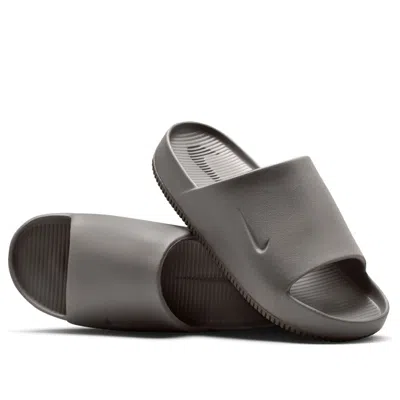 Nike Calm Mule Slides In Gray In Multi