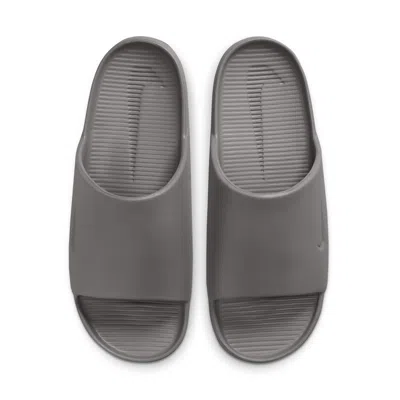 Nike Calm Mule Slides In Gray In Multi