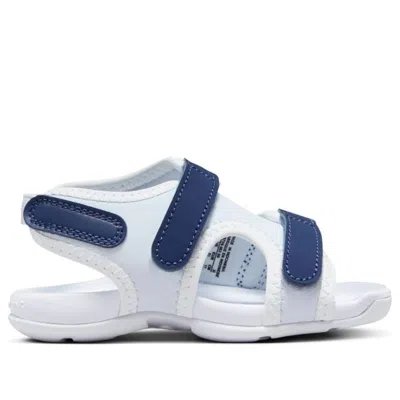 Nike (td)  Sunray Adjust 6 Slides 'white Navy' In Multi