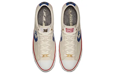 Converse Star Player Ox 'creamwhite Blue' In Multi