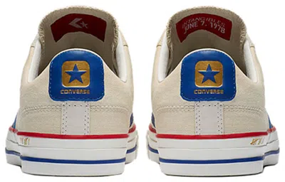 Converse Star Player Ox 'creamwhite Blue' In Multi
