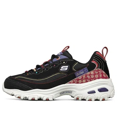 Skechers (wmns)  D Lites Low-top Running Shoes Wm Black In Multi