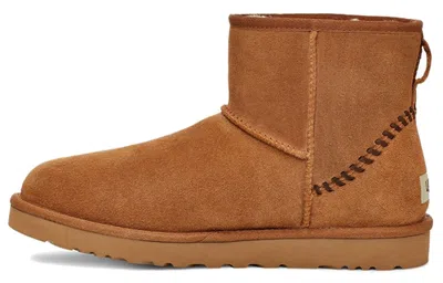 Ugg Classic Mini Deco Suede Boot 'brown'