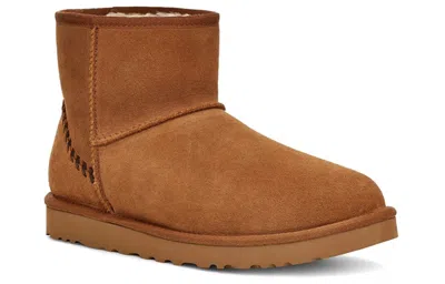 Ugg Classic Mini Deco Suede Boot 'brown'