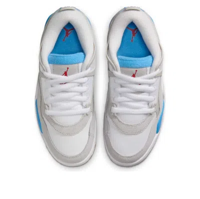 Air Jordan (gs)  4 Rm 'white Blue Neutral Grey' In Gray
