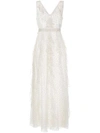 VALENTINO FLORAL EMBROIDERED RUFFLED GOWN,LB0VD3Z52UT11722445