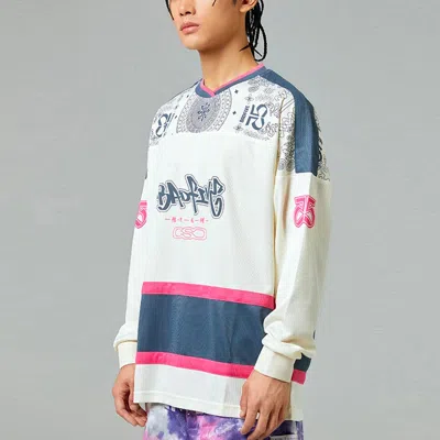 Li-ning Sweatshirt 'beige Navy' In Multi