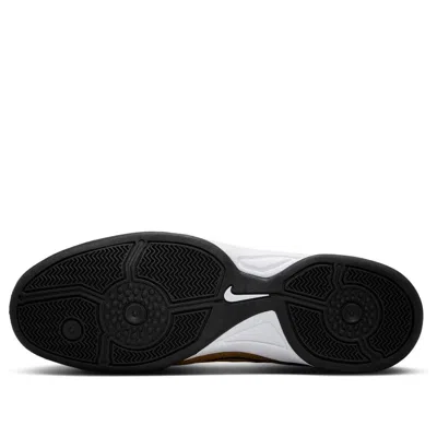 Nike T90 Metallic Leather Sneakers In White