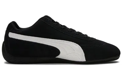 Puma Speecat Og Mesh-panel Slip-on Trainers In Black