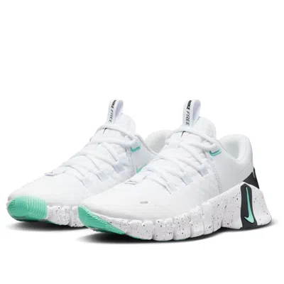 Nike (wmns)  Free Metcon 5 'white Emerald Rise Black' In Multi