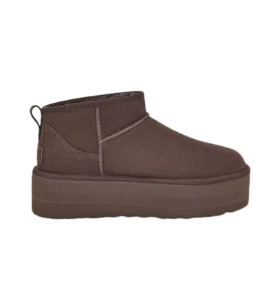 Ugg Classic Ultra Mini Platform Boots Burnt Cedar