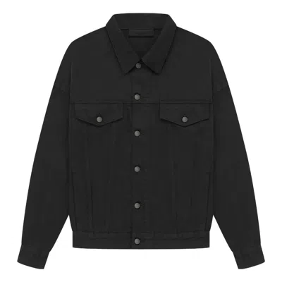 Essentials Classic Denim Jacket In Black