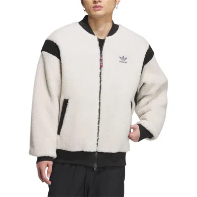 Adidas Originals X Feifei Ruan Reversible Sherpa Jackets Asia Sizing 'white Red'