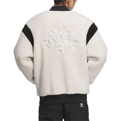 Adidas Originals X Feifei Ruan Reversible Sherpa Jackets Asia Sizing 'white Red'