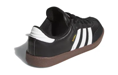 Adidas Originals (gs) Adidas Samba Classic 'black White Kid' In Multi
