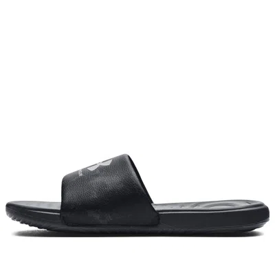 Under Armour Ansa Graphic Slides 'black Pitch Grey' In Multi