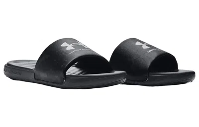 Under Armour Ansa Graphic Slides 'black Pitch Grey' In Multi