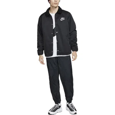 Nike Lined Winterized Coach Jacket 'black'