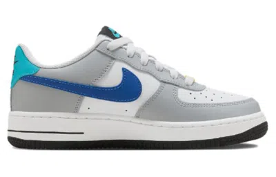 Nike (gs)  Air Force 1 Low 'grey Red Blue' In Multi