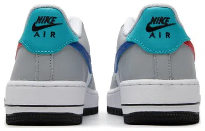 Nike (gs)  Air Force 1 Low 'grey Red Blue' In Multi