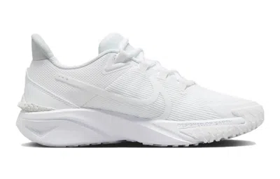 Nike Kids' Star Runner 4 Nn Gs Sneaker In White