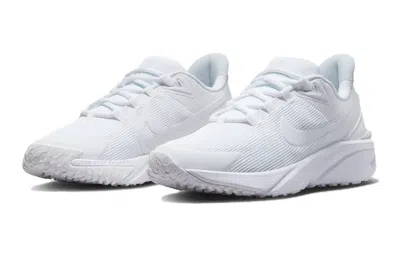 Nike Kids' Star Runner 4 Nn Gs Sneaker In White