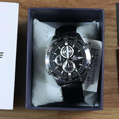 Casio Edificeseries Men'ses Mens Black Analog