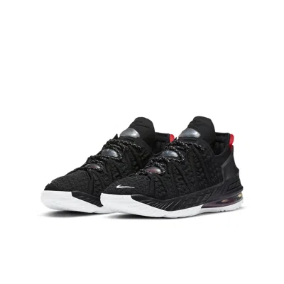 Nike (gs)  Lebron 18 'black University Red'