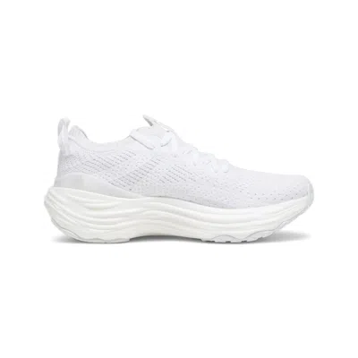Puma Foreverrun Nitro Knit Sneakers In White In White