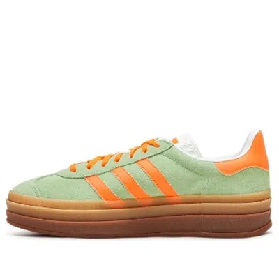 Adidas Originals Gazelle Bold "semi Green Spark" Sneakers In Green