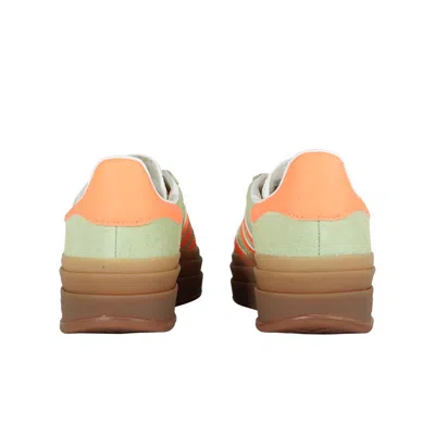 Adidas Originals Gazelle Bold "semi Green Spark" Sneakers In Green