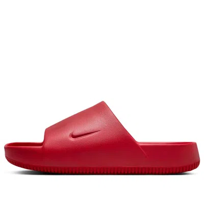 Nike Calm Slide Sandal In Red