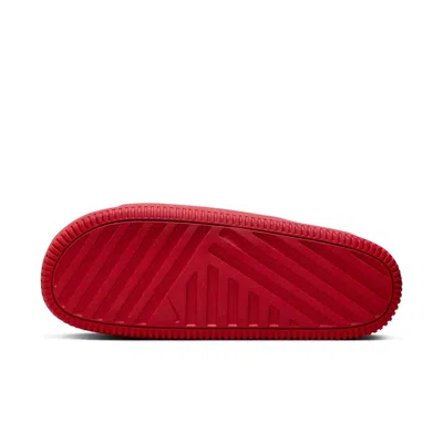 Nike Calm Slide Sandal In Red