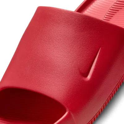 Nike Calm Slide Sandal In Red