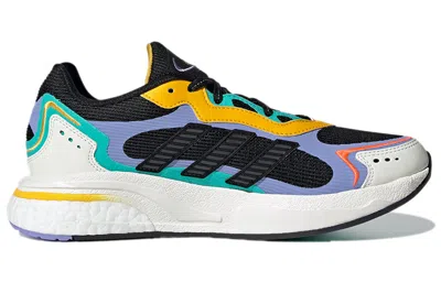Adidas Originals (wmns) Adidas Sn1997 Cozy Wear-resistant Black Purple Yellow In Multi