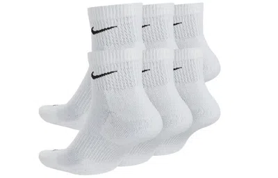 Nike Unisex Everyday Plus Cushioned Sock 6 Packs White