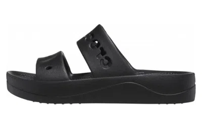 Crocs Baya Platform Sandals Women Black 6