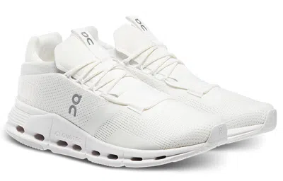 On Cloudnova Lace-up Sneakers In White