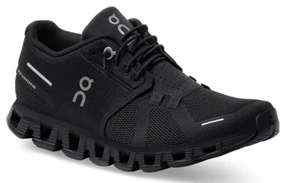On Cloud 6 Lace-up Sneakers In Black