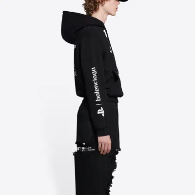 Balenciaga X Playstation Unisex Fw21 Printing Black