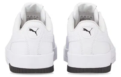 Puma (wmns)  Carina Logomania Sneakers White/black In Multi