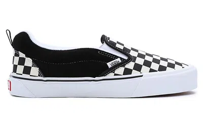 Vans Knu Slip-on 'checkerboard' In Black